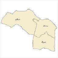 دانلود نقشه بخش های شهرستان داراب
