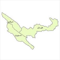 دانلود نقشه بخش های شهرستان شیروان و چرداول